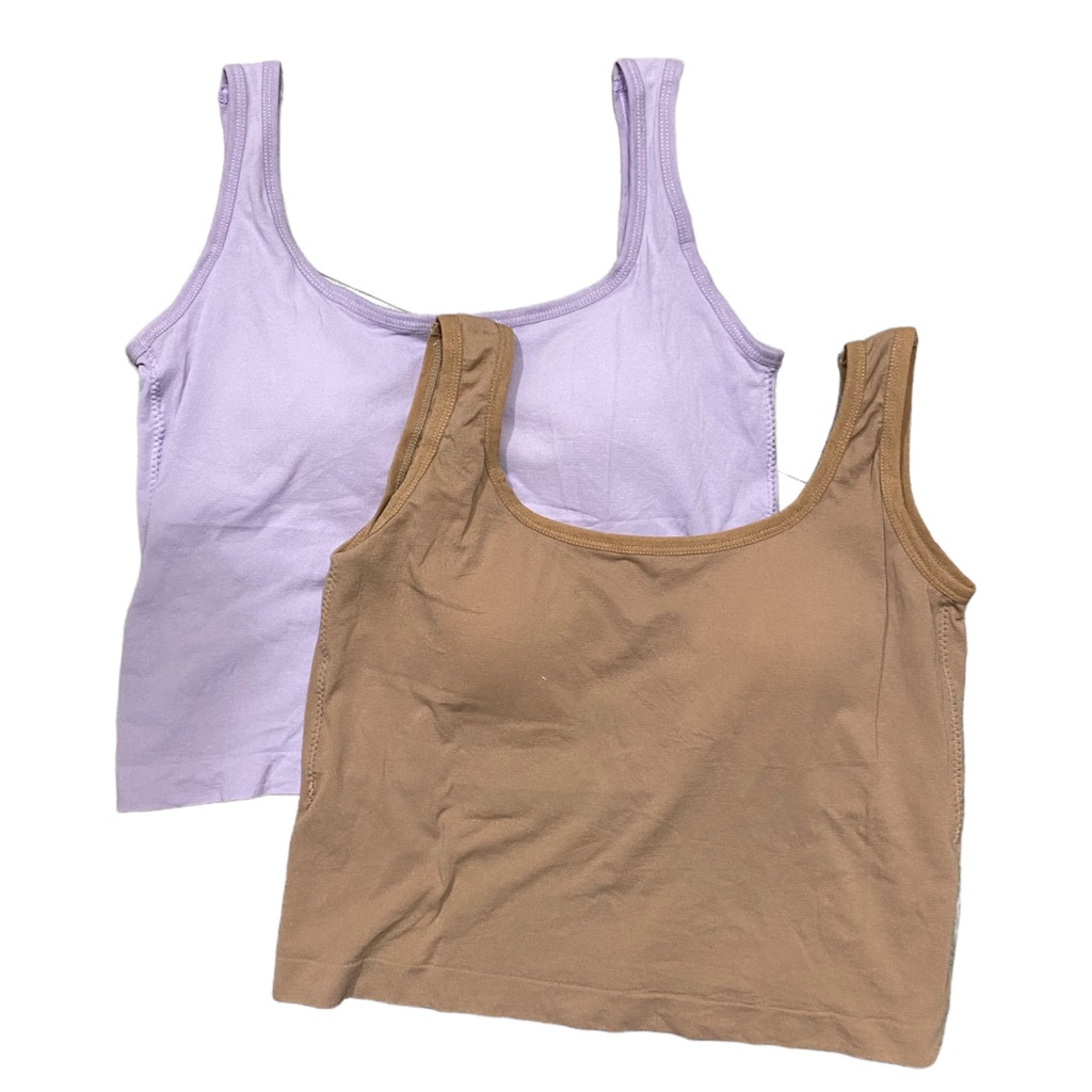 MMM  TankTop Crop Top 6709 Tank top Bra Wanita Pakaian Dalam Yoga Wanita Push Up Tanpa Kawat Murah Import