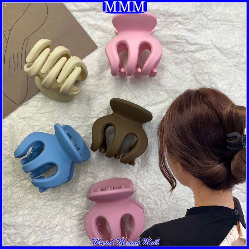 MMM Jepitan Rambut Model 3 Cakar Doff Jedai Haircules Wanita Bahan Plastik Korean Hair Claw Clip Women Fashion Hairpin Aksesoris Rambut Murah