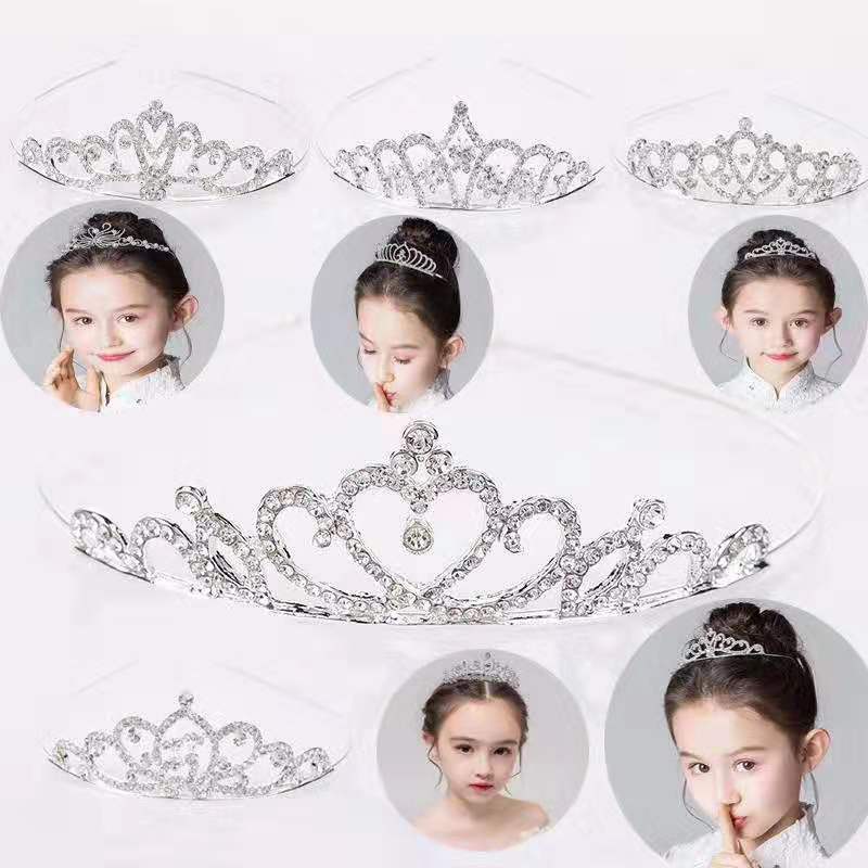 MMM Bando Mahkota Wanita Crown Berlian Women Jewelry Bando Anak Dewasa Mutiara Aksesoris Rambut Ala Princes Murah Import