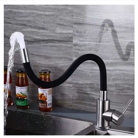 MMM Selang Air Flexible Ekstensi 47Cm Sambungan Keran Air Universal 360 Derajat Bahan Silikon 19Cm Selang Air Wastafel Cuci Piring 38Cm Murah import