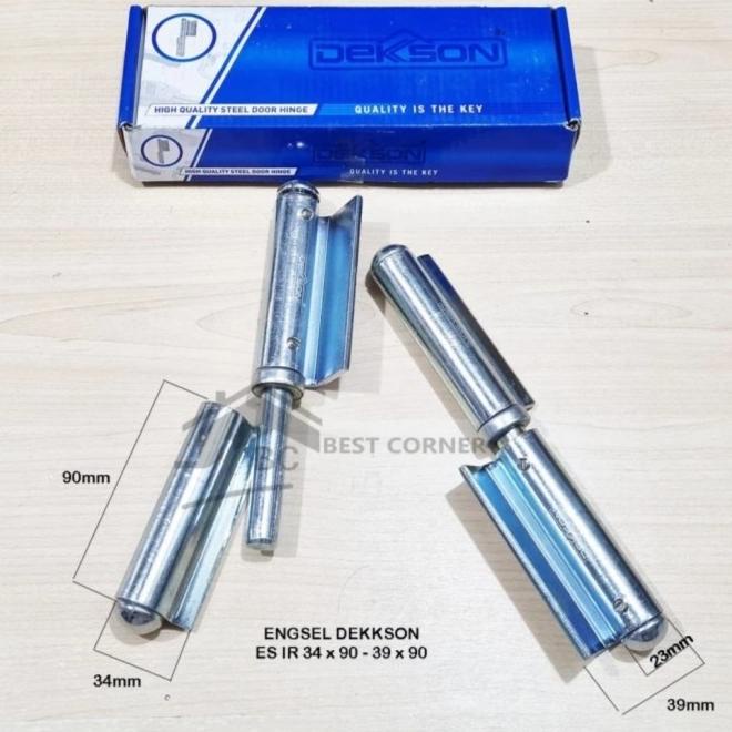 Engsel Bubut Untuk Pintu Besi Dekson Es Ir 34X90-39X90 Galvanis