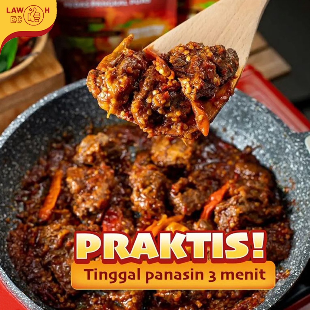 READY STOK BOLOSEGO PAKET CADAS 1 - Oseng Mercon Daging Iga Sapi + Rica Ayam Nagih - Halal dan Bergaransi