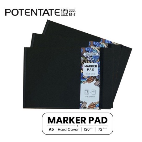 

Buku Sketsa Potentate Marker Pad Hard Cover Sketchbook