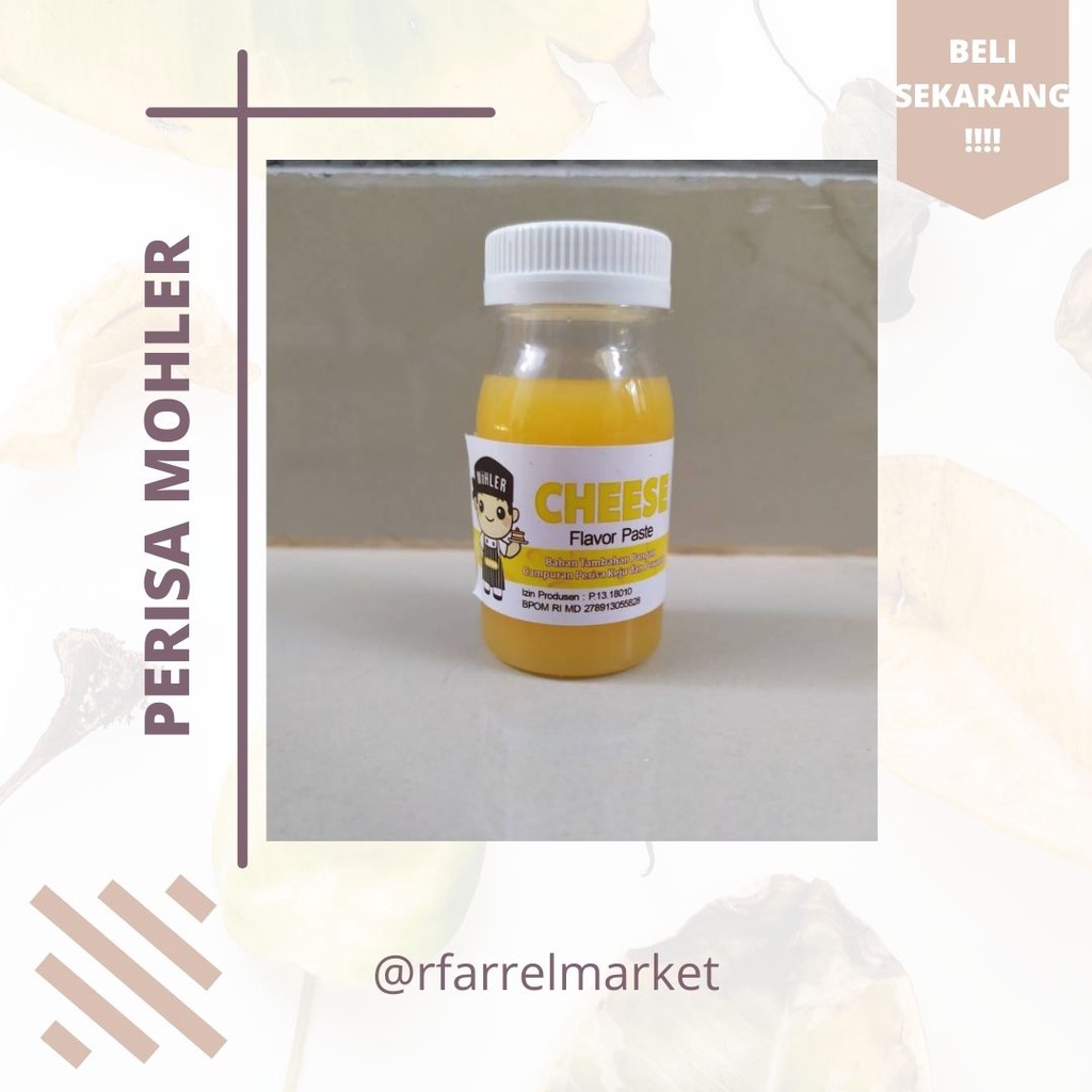 

✅rfarrelmarket - MOHLER Pasta perisa pewarna KEJU / CHEESE / ORLIFE PERISA CHEESE / MINUMAN