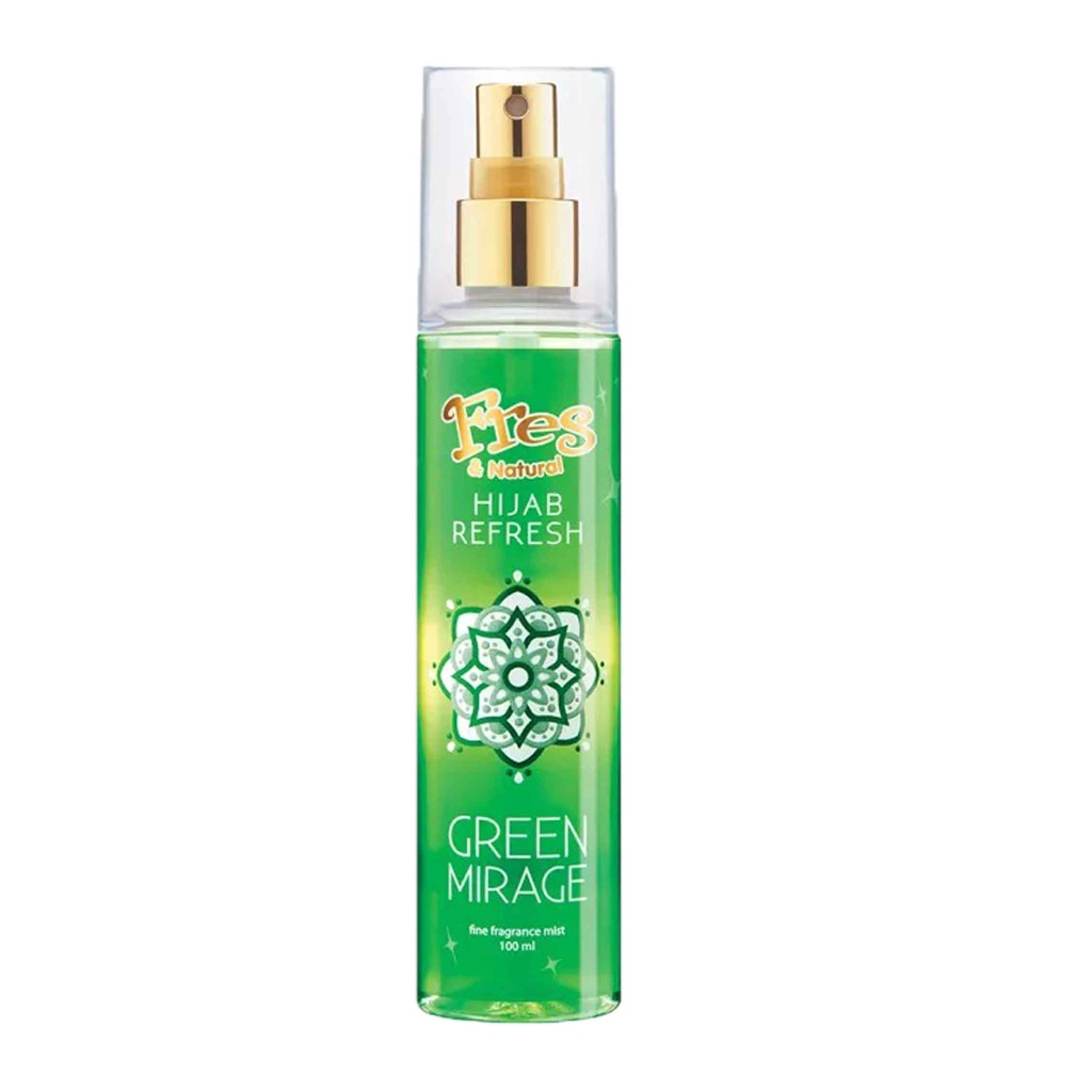 Farfum Fresh &amp; Naturals Hijab Refresh/ Minyak Wangi/Green Mirage/100ml