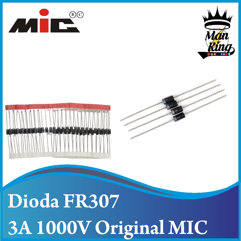 Dioda FR307 Fast Recovery 3A 1000V Diode FR 307
