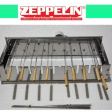 Zeppelin Alat Panggangan Sate Putar 17 Tusuk