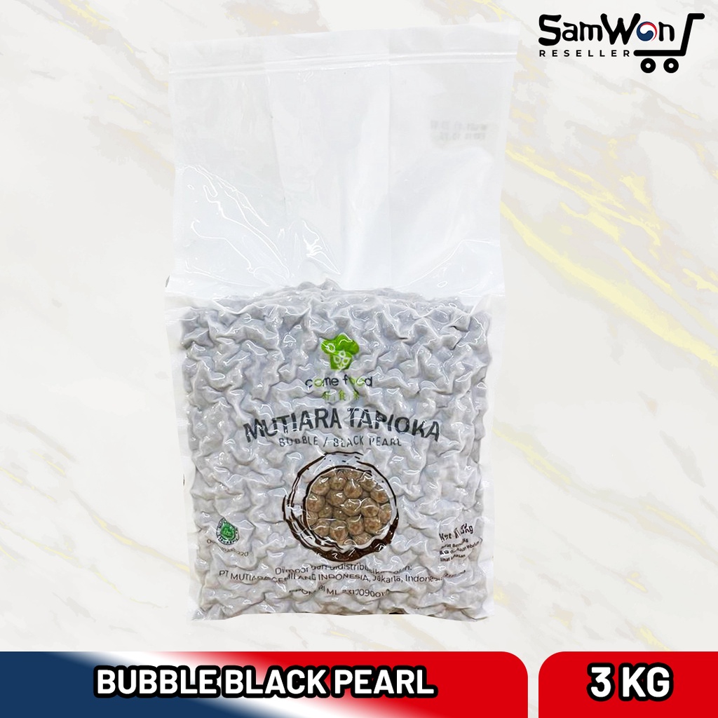 

Bubble Pearl 3kg Toping Minuman Boba Pearl Tapioka Import (Premium)