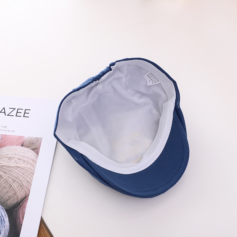 NEW Topi baret bayi motif mom + dad and me lima warna kualitas premium