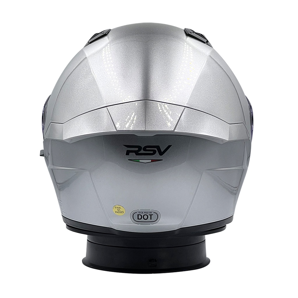 Helm RSV SV300 Solid Double Visor Silver