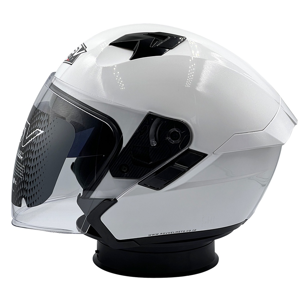 Helm RSV SV300 Solid Double Visor White