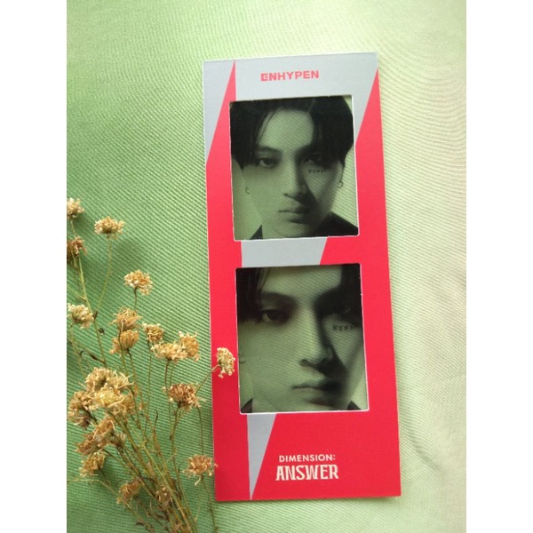 ENHYPEN DIMENSION: ANSWER OFFICIAL PHOTO  BOOKMARK JAY (No Ver.) photocard photo bookmark jay no ver