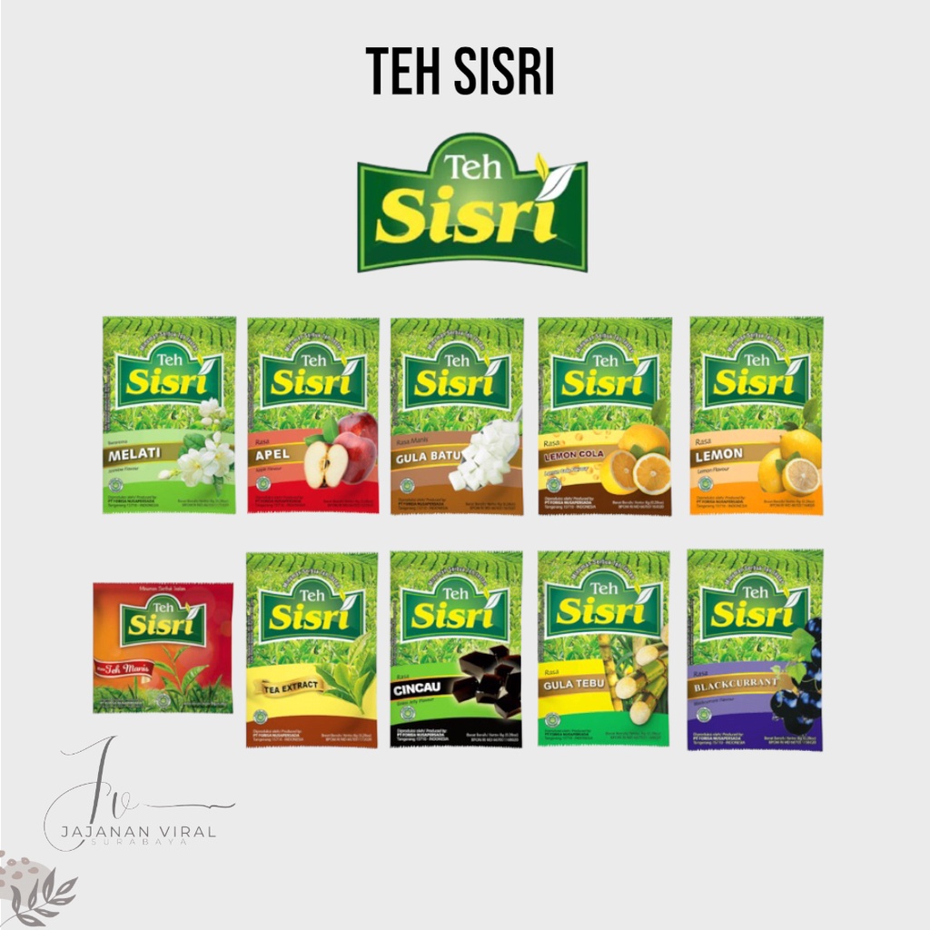 

Teh Sisri Gula Batu Renceng Isi 10 Sachet