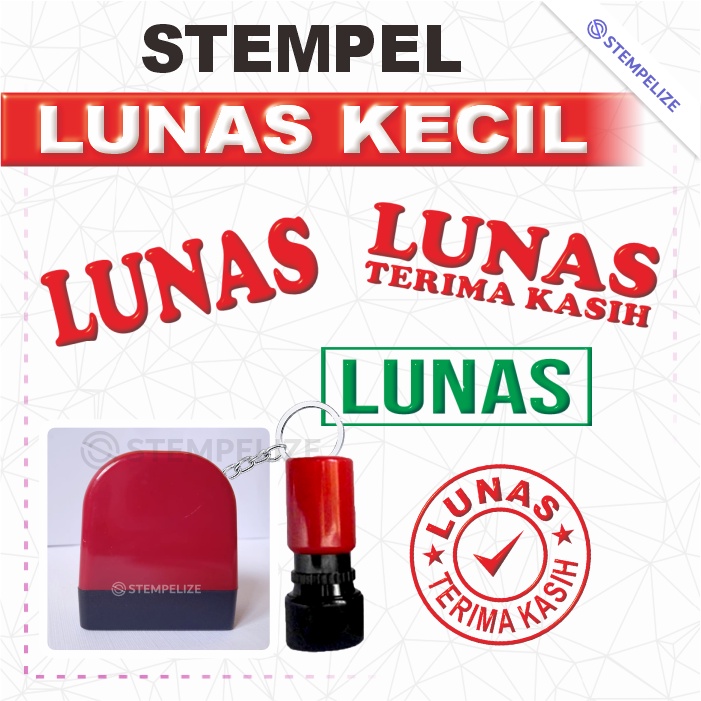 

Stempel Lunas Kecil Praktis Bisa Pilih Warna Tinta