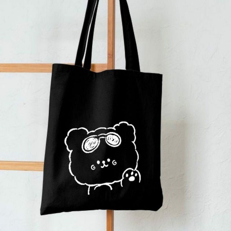 Totebag RESLETING Totebag PANDA 2 Tas Sekolah Tas LAPTOP