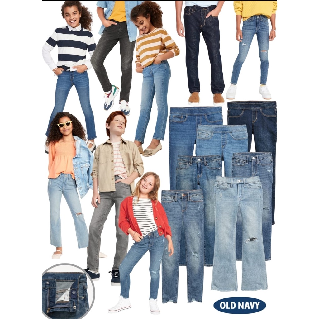 Celana Panjang Jeans Anak Laki & Perempuan Old Navy