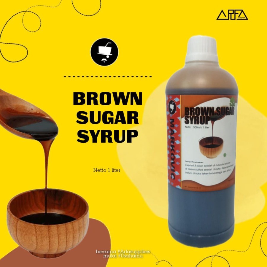 

Brown Sugar Syrup - Sirup Gula Merah 1 liter