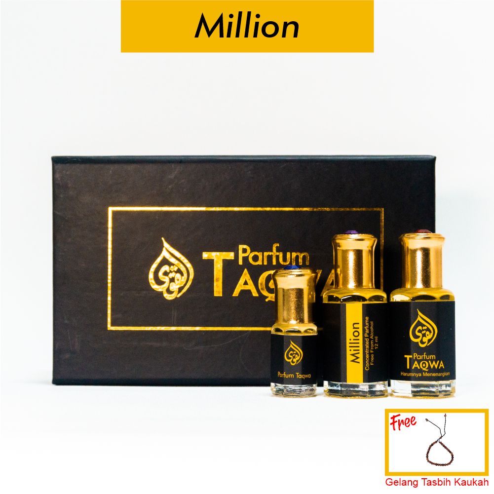 {Beli 1 Gratis 2} Parfum Taqwa Million | Parfum Sholat Million 12ml Non Alcohol