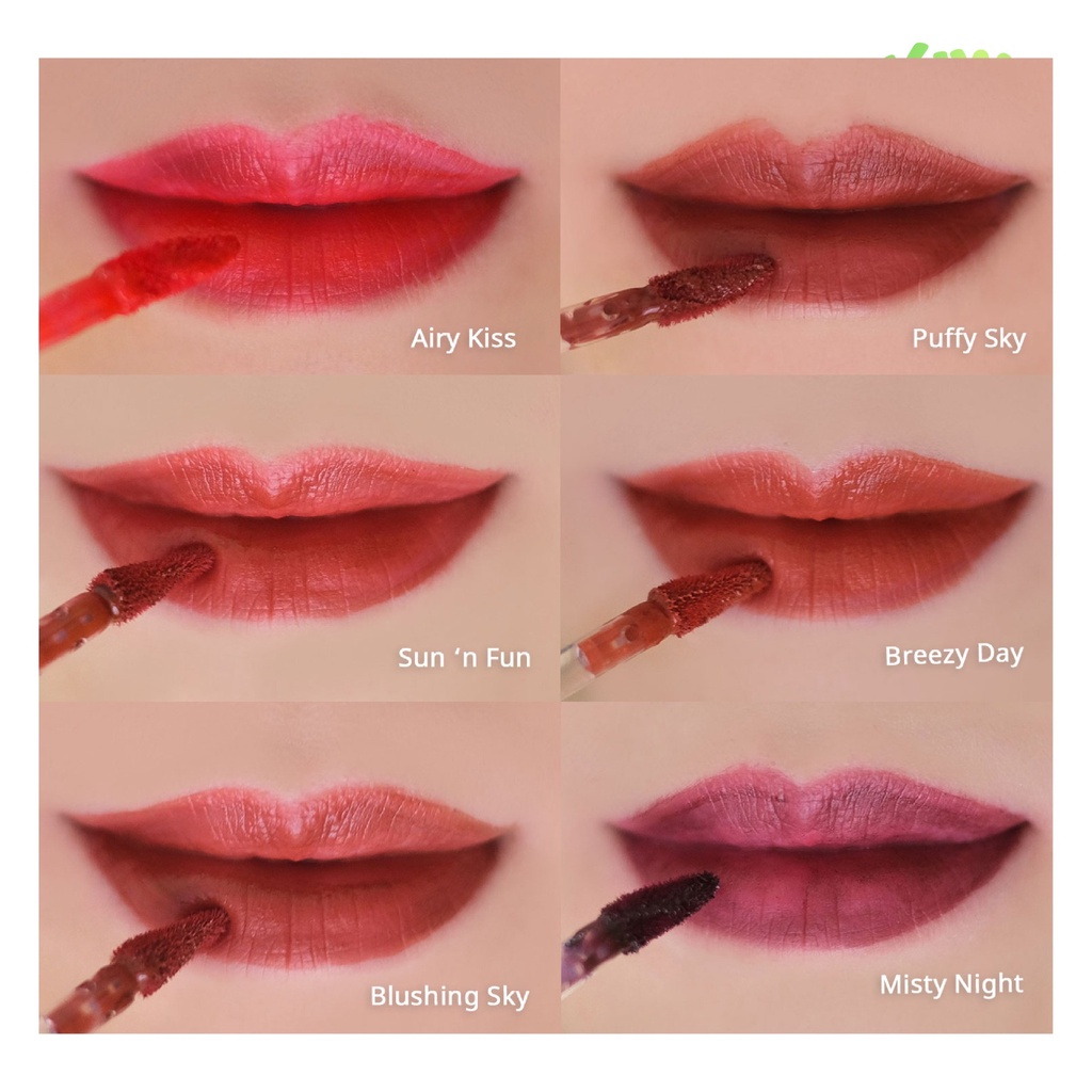 YOU Cloud Touch Fixing Lip Tint | Soft Velvet Finish Lip Stain | Korean Style Lipstik Bibir | Melembapkan Tahan Lama liptint with Ceramide