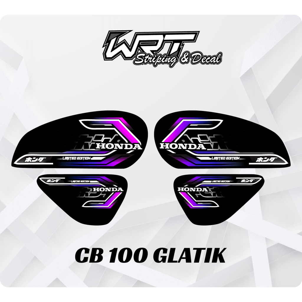 Striping CB100-Striping CB Glatik-Stiker CB100 Terbaru Banyak Motif