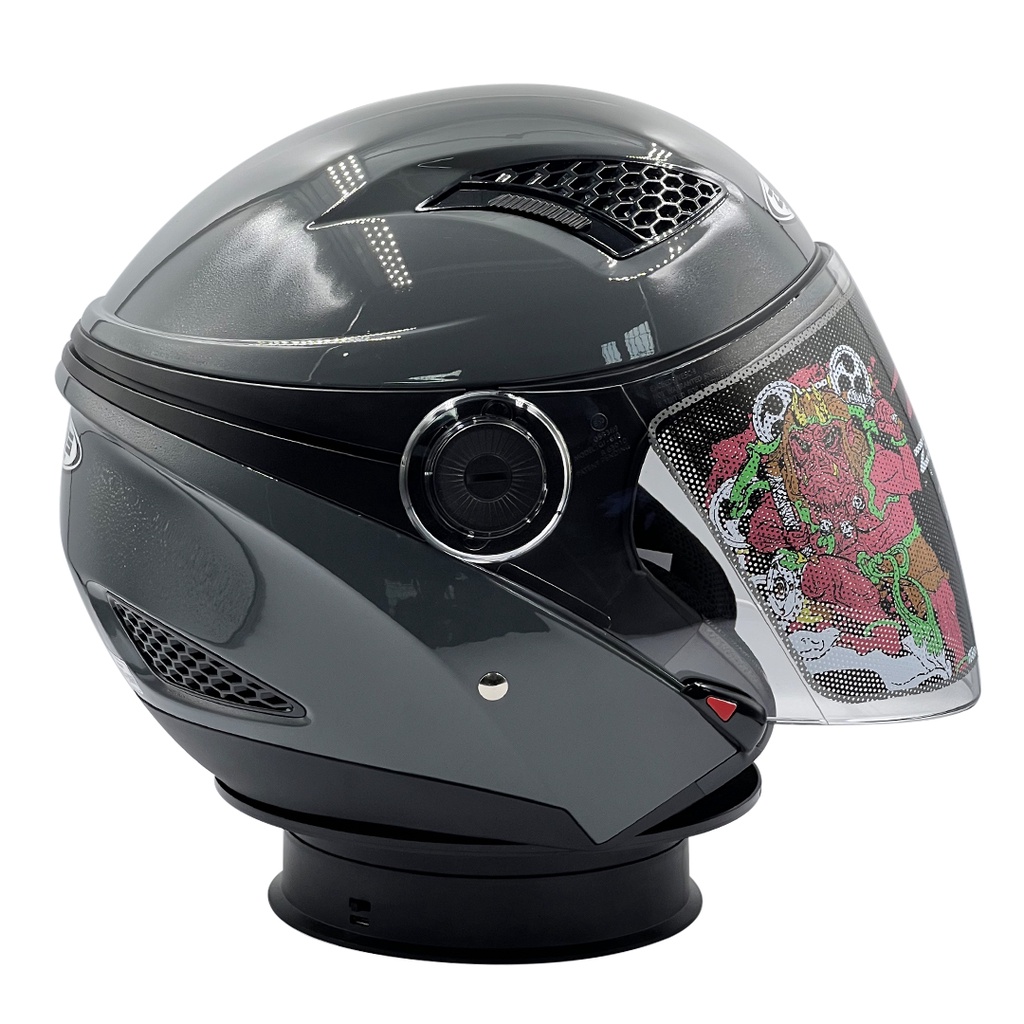 Helm ZEUS ZS 610 Double Visor Grey 11C