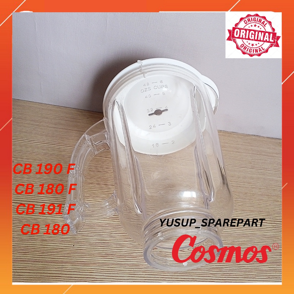 Gelas blender cosmos original + Tutup CB 180 F CB 190 CB 191 CB 180 Original