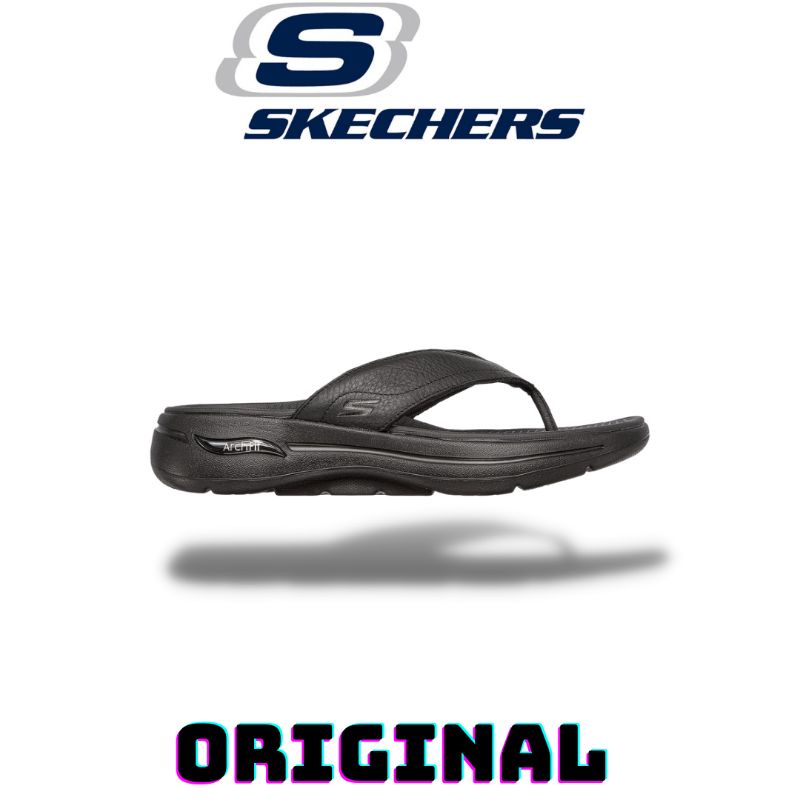 Sandal Skechers Arch Fit Black Original ( 229022/BBK )