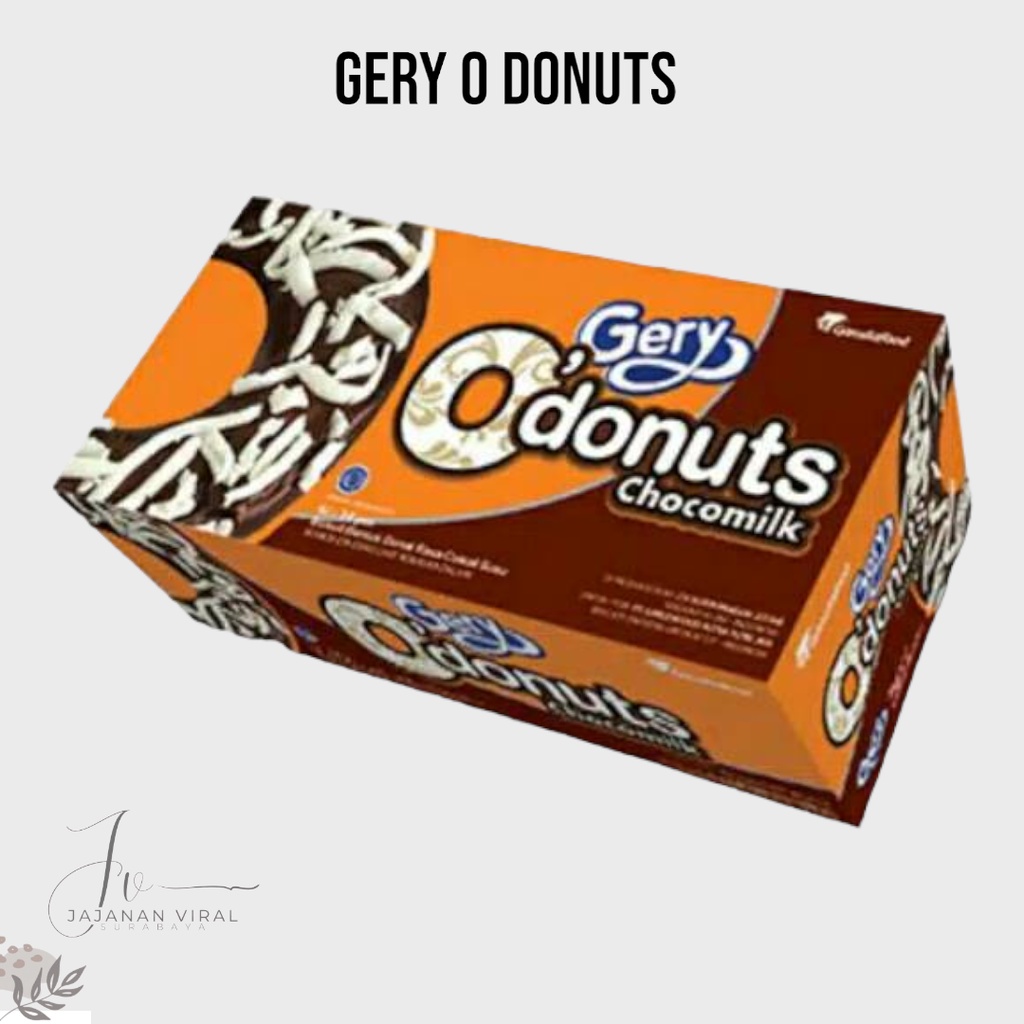 

Gery O Donuts Chocomilk Box Isi 24 Pcs