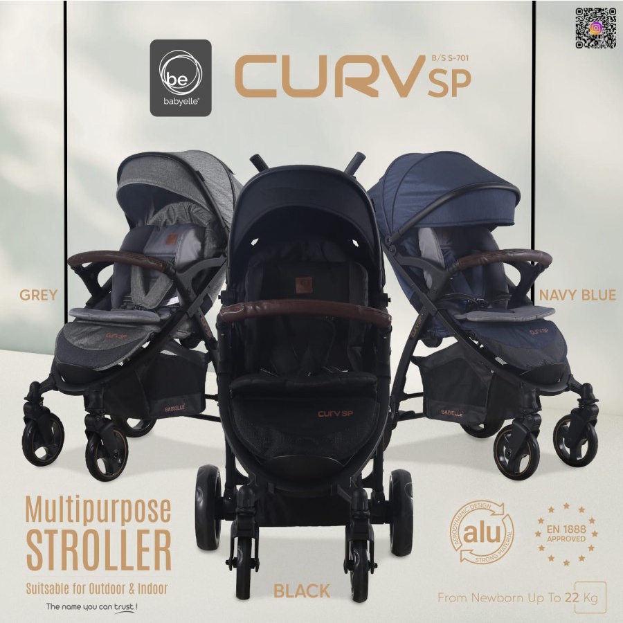 Stroller Babyelle S701 Curv SP  / Kereta Dorong Bayi Reversible