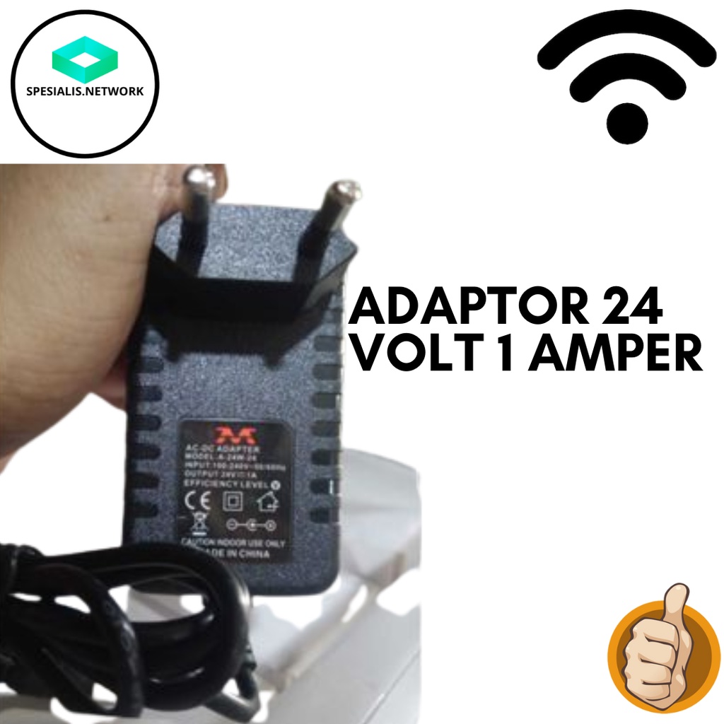 ADAPTOR 24VOLT 1AMPER