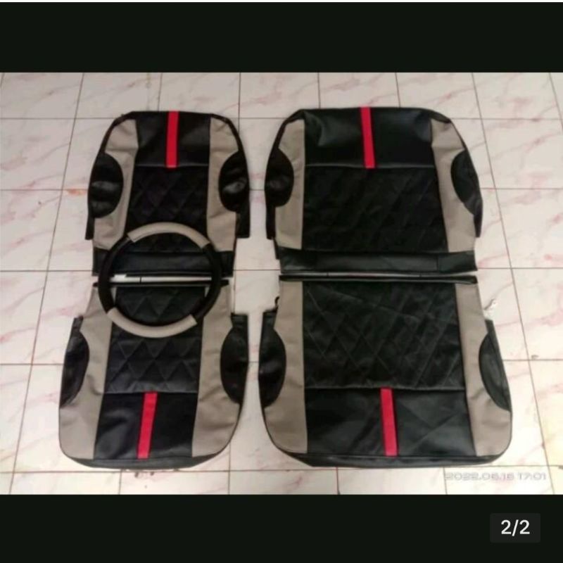 cover / sarung jok mobil kijang kapsul pickup atau pelapis jok mobil kijang kapsul pickup / variasi sarung jok mobil