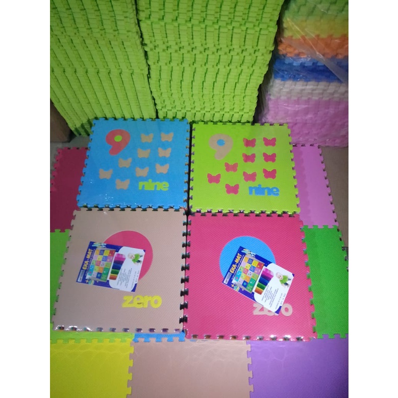 Karpet Puzzle Anak 30cm x 30cm x 1cm Alas Bermain Edukasi Anak KARAKTER