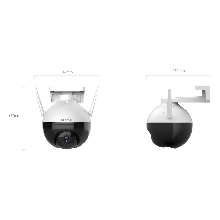 Ezviz C8C Outdoor Pan Tilt Smart CCTV Wifi IP Camera Color Night Vision H.265