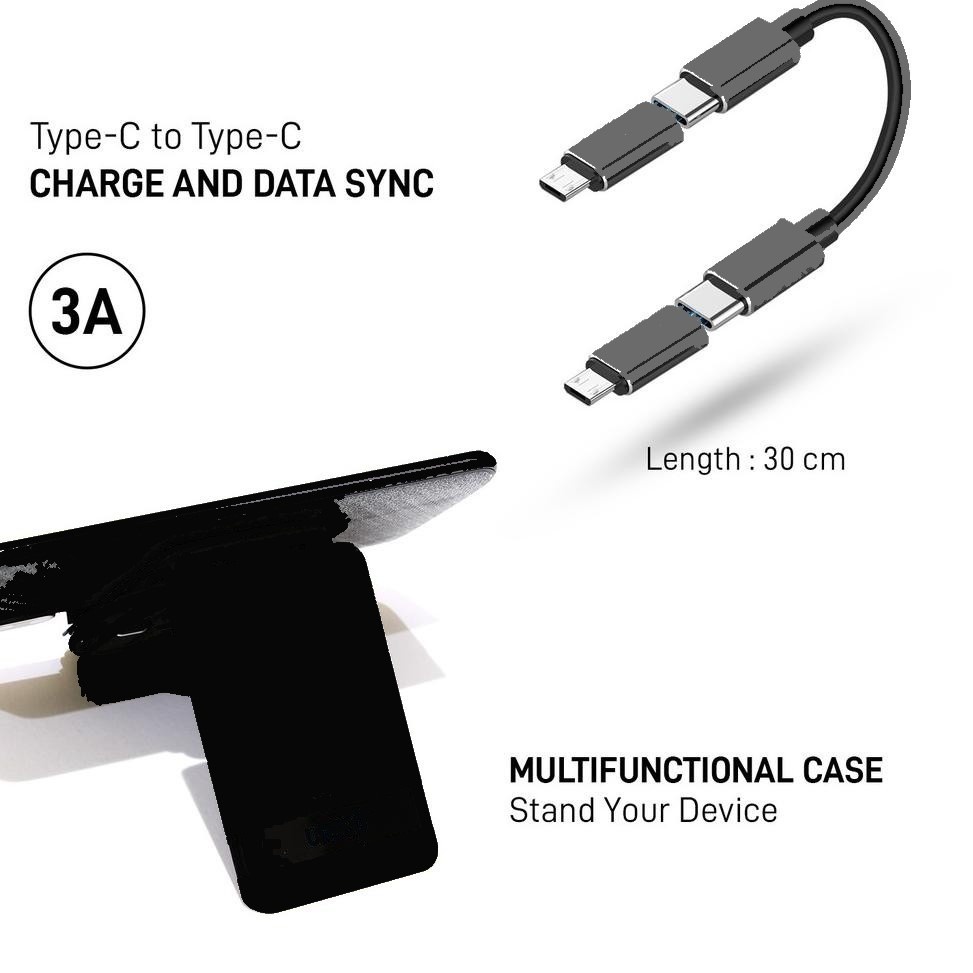 Kabel Type C with Multiple Connector Port USB A / Lightning / Micro USB - UCB39