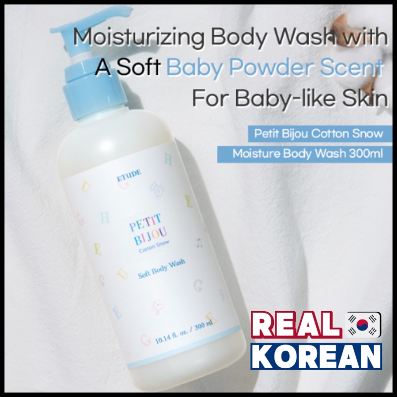 Etude House Petit Bijou Cotton Snow Moisture Body Wash 300ml