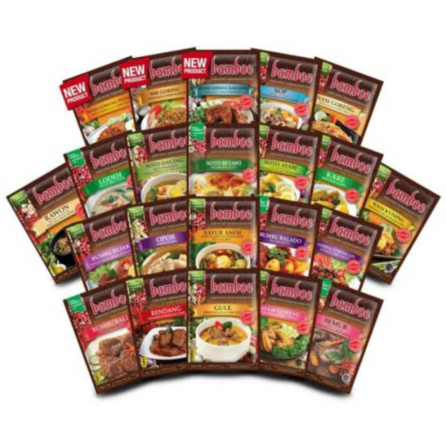 

Bamboe bumbu dapur all varian rawon rendang balado nasi goreng soto gule opor kare dll INV2