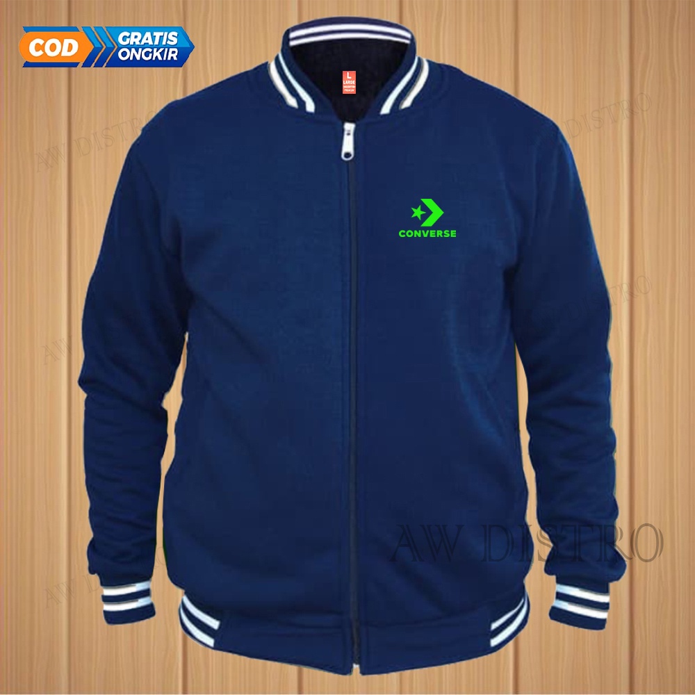 COD Jaket Baseball Varsity Distro CVE Text Neon Premium Quality