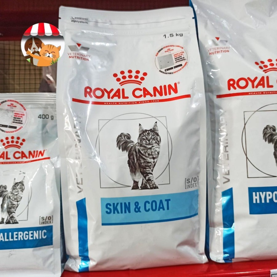 Royal Canin Vet Skin &amp; Coat Feline 1.5kg - Makanan Kucing