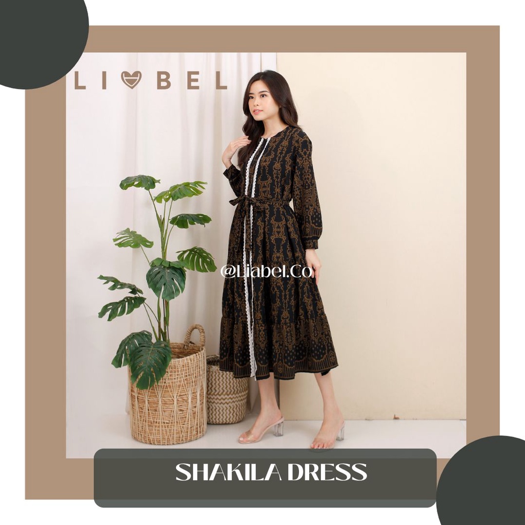 SHAKILA DRESS-FASHION MUSLIM-GAMIS-MUSLIM DRESS