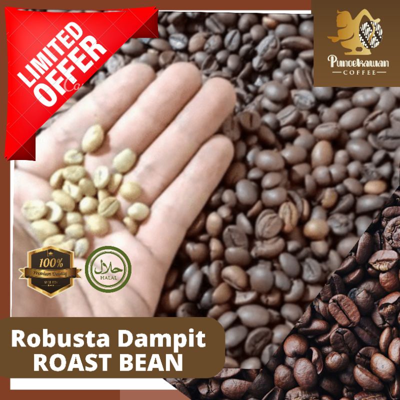 

Roast Bean Robusta Dampit 1 KG