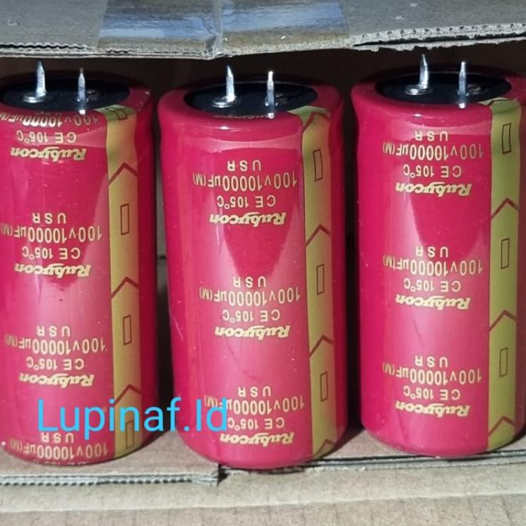ORIGINAL% ELCO RUBYCON MERAH 10000UF 100V RED