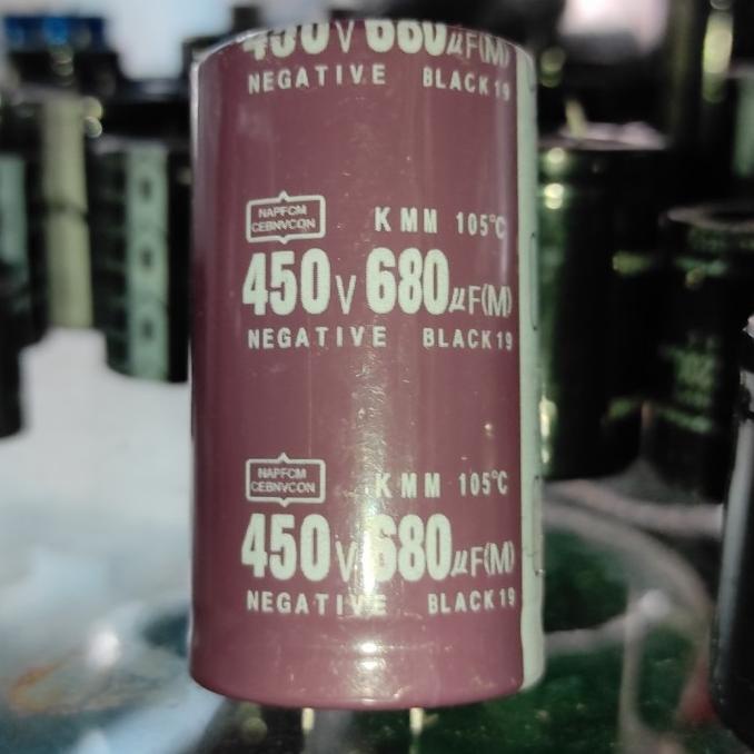 680uf 450v Elco Capacitor 680 uf 450 v pcmelektrob9090 Murah