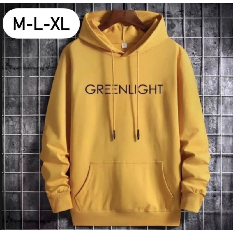 Sweater hoddie cowok / sweater greenlight / hoddie pria / baju cowok / kaos cowok / baju lengan panj