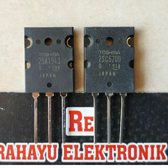 [KODE 77]  TRANSISTOR TOSHIBA JAPAN LOT 918 A 1943 - C 5200 JAPAN LOT 918