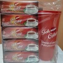 

Terlaku.../ PAKET teh celup Sosro 15bag isi 5box free Tumbler/ paketan Sosro celup free gelas cantik 500ml exp 2024