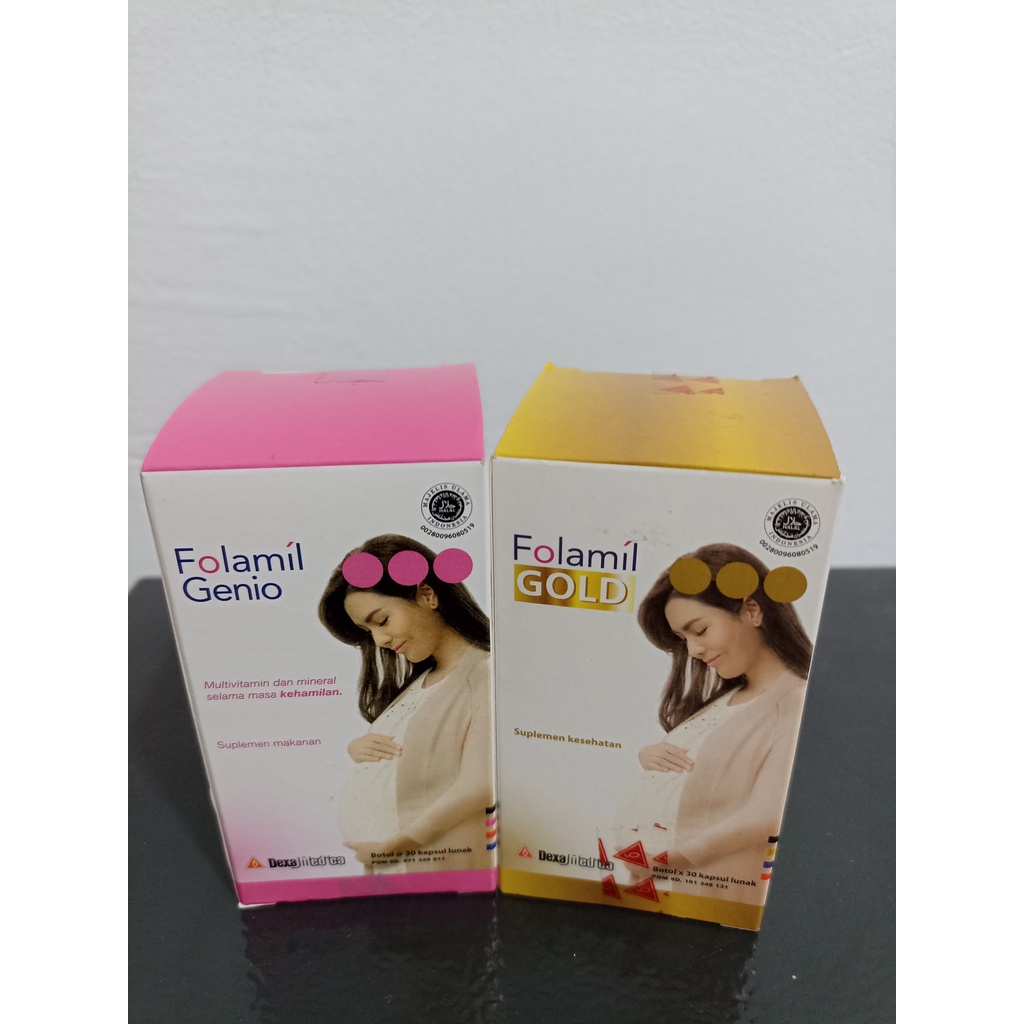Folamil Genio / Gold (1 Box isi 30 kapsul)
