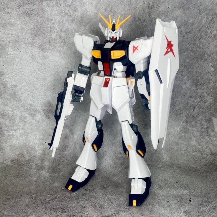 Entry Grade EG Nu Gundam V Gundam 1/144 Assembled Sudah Dirakit