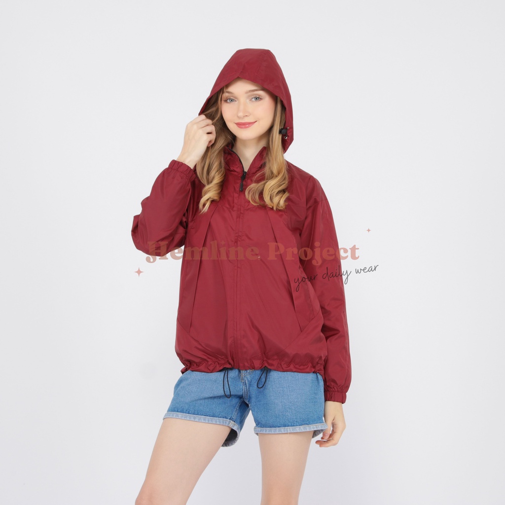 ILONA Waterproof Jaket - Maroon