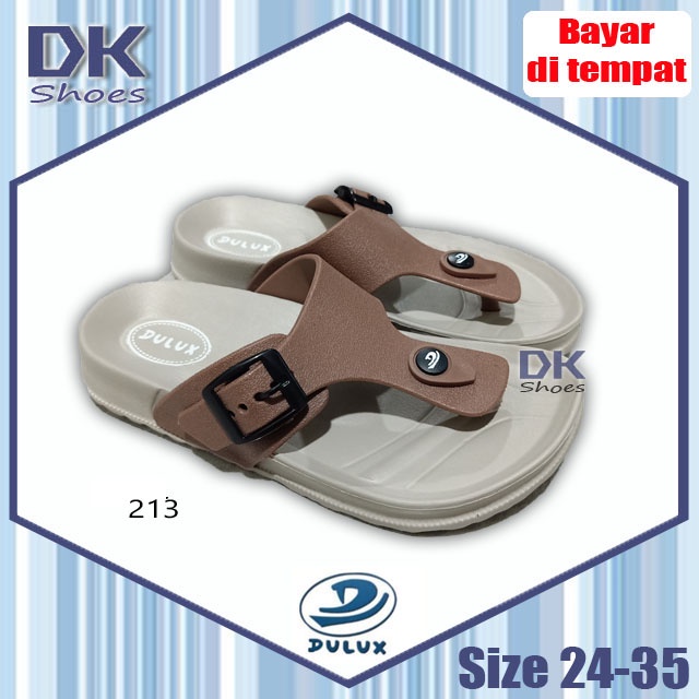 Dulux 213 Size 24-35 Sandal Anak / Sandal Karet Anak / Sandal Jempol Anak Laki