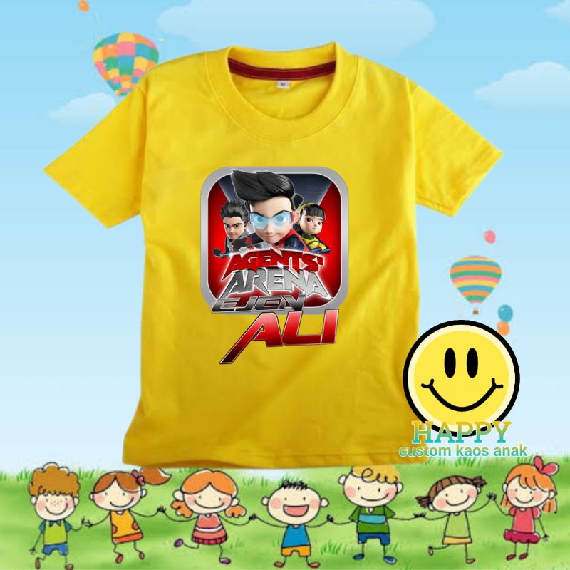 baju anak kaos anak ejen ali